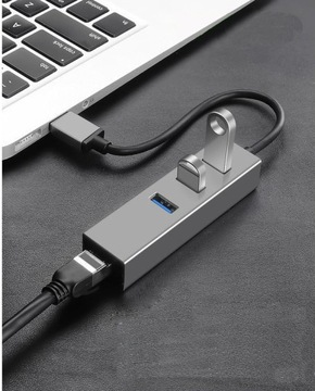 KARTA SIECIOWA HUB USB 3.0 GIGABIT LAN 1GB/s RJ45