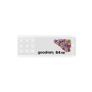 Флеш-накопитель GOODRAM UME2 64 ГБ USB 2.0 весенний белый