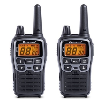 Рации PMR MIDLAND XT70 2шт WALKIE TALKIE