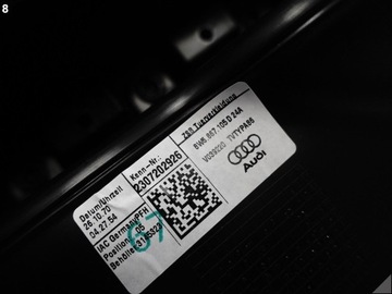 фото thumb №9, Audi a5 s5 купе cabrio f5 8w6 b9 16- обивка боковина дверь левых перед