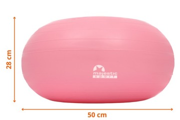 Гимнастический мяч Donut Majestic Sport + насос