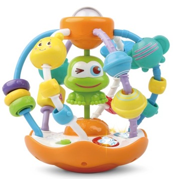 ОБРАЗОВАТЕЛЬНАЯ ИГРУШКА ДЛЯ ПОЛКА CRAZY FROG ДЛЯ МЛАДЕНЦА 6М+