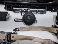 фото thumb №7, Mercedes gle gls w167 гладкая серая кожа приборная панель панель  подушка безопасности ремни оригинал