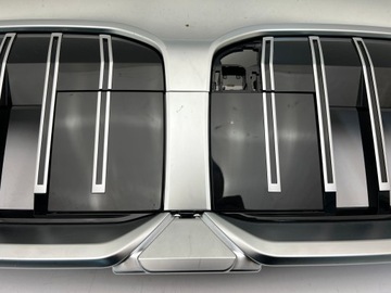 фото thumb №5, Bmw i5 g60 g61 решітка решітка радіатора чорний хром led бампера передньої oem n 23-