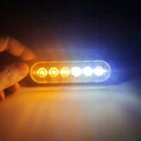 4szt лампи попереджувальні 6 led водонепроникний stroboskop pomoc евакуатор dc 12-24v Оригінал, фото thumb