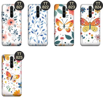 ETUI DO XIAOMI REDMI NOTE 8 PRO WZORY WIOSNA KWIATY ROŚLINY OBUDOWA CASE