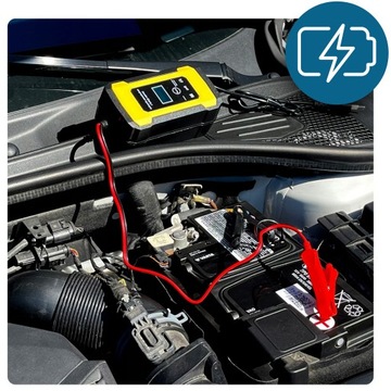 Автоматический выпрямитель с ЖК -ремонтным функцией 12V 6A Аккумулятор зарядного устройства.