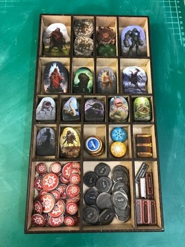 DREWNIANE INSERTY DO GRY GLOOMHAVEN - SZCZĘKI LWA