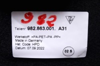 Porsche boxster 982 обивка коврик обшивка 982863001 Недорого, фото thumb