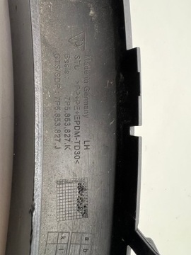 фото thumb №8, Оригинальная накладка планка крыльев левый зад porsche cayenne 7p5853827k / j