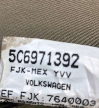 фото thumb №11, Vw beetle 5c сидіння сидіння комплект бежевий