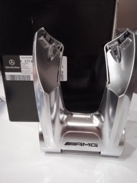 фото thumb №7, Наконечники решітка вихлоп бампера mercedes cls w257 amg чорний блиск nowe