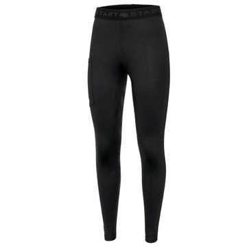 Legginsy do jazdy konnej damskie START Camden z pełnym lejem, czarne 36