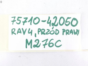 фото thumb №10, Toyota rav4 v 5 19- планка накладка скла двері права перед 75710-42050