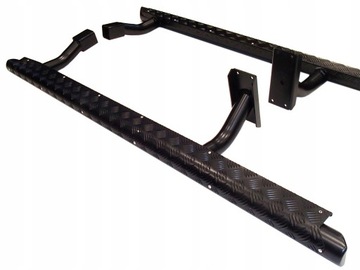 фото thumb №1, Пороги боковые toyota land cruiser 100 4up металлический
