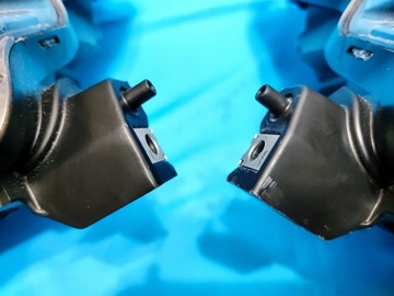 фото thumb №14, Nissan leaf полный led 2022 рестайлинг чёрные лампы фары p+l комплект европа