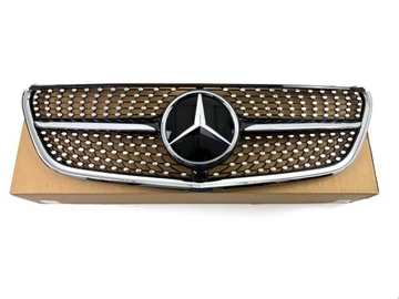 фото thumb №9, Решётка радиатора решётка mercedes vito w447 рестайлинг 19-23 diamond