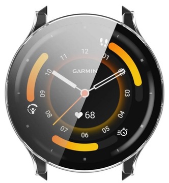 Etui + Szkło Hartowane / 2w1 / Etui z Wbudowanym Szkłem / Garmin Venu 3
