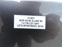 фото thumb №15, Двери левые зад левые задние lz7s audi a3 8v рестайлинг 5d sportback 12-19r