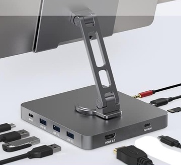 Многопортовая подставка для телефона USB-C 10 в 1 SPE-PB03