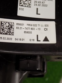 фото thumb №7, Bmw 4 g22 лампа лампи задня задні ліва права 7477604 7477603 eu led