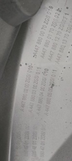 фото thumb №8, Mercedes v-klasa a4478800200 бампер передний