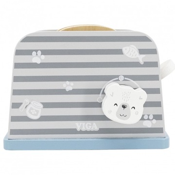 VIGA TOYS Drewniany toster z akcesoriami z serii PolarB