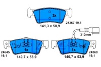 фото thumb №1, Гальмівні колодки гальмівні vw multivan v transporter v 1.9d-