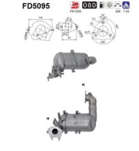 As фильтр частиц твердых dpf renault 1,6dci euro 5 db/opel/nissan Цена, фото thumb