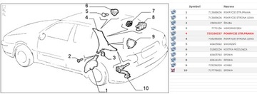 фото thumb №6, Покрытие сторона правая fiat marea 735256537