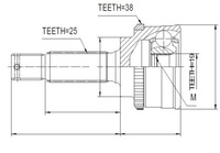 фото thumb №1, Nty npz-hy-512 набор шарнир, wał приводной