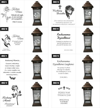 ZNICZ LAMPION z GRAWEREM dla Kolegi Przyjaciela