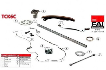 фото thumb №2, Набор цепи распределительный вал fiat 1,3 jtd fai autopart
