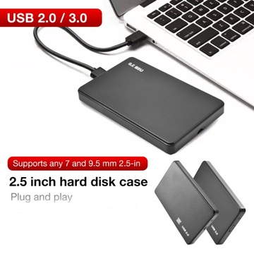 Корпус для 2,5-дюймового жесткого диска Адаптер SATA-USB3.0 Портативный SSD-диск для жесткого диска Ex