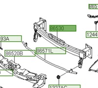фото thumb №6, Hyundai i30 ii балка бампера перед