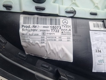 фото thumb №10, Mercedes w204 боковина оббивка двері права зад задня універсал