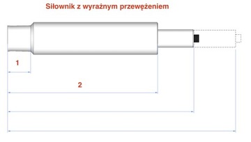 Зауженный привод ХРОМИРОВАННОГО вращающегося кресла OFFICE, подъем 235 мм.