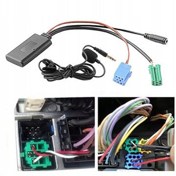 AUX АДАПТЕР RENAULT SCENIC MEGANE BLUETOOTH микрофон