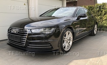 фото thumb №7, Спойлер накладка бампера перед audi a7 4g 2014-2017 tfb тюнинг