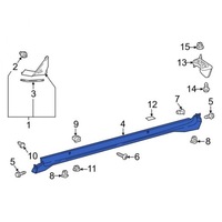 фото thumb №1, Org! молдинг порог порог правая toyota ch-r chr 2016-