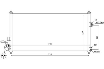 фото thumb №11, Радиаторов кондиционера nissan almera tino 00- 1.8
