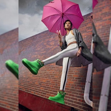 CROCS BUTY DAMSKIE KALOSZE SPORTOWE WODOODPORNE GUMIAKI ZA KOSTKĘ r. 36-37