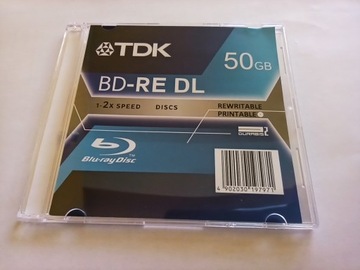 TDK BD-RE DL 50 ГБ Для печати 1 шт.