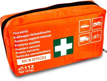 APTECZKA GAŚNICA TRÓJKĄT KAMIZELKA KABLE ROZRUCHOWE SKROBACZKA LINKA TORBA