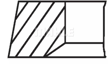 фото thumb №8, Mahle оригинал 021 93 n0 набор кольца поршень