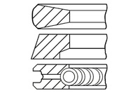 фото thumb №2, 94.4 std 3-2-3 набор кольца поршень iveco daily ii daily iii power