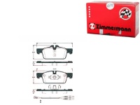 Купити Гальмівні колодки гальмівні peugeot 508 10- перед zimmermann, фото thumb