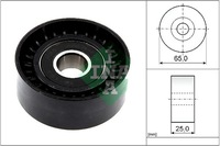 фото thumb №2, Schaeffler ina 532 0892 10 ролик напрямна / напрямна, ремінь клиновий зубчастий