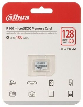 КАРТА ПАМЯТИ TF-P100/128 ГБ microSD UHS-I, SDXC 12
