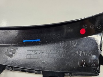 фото thumb №8, Планка накладка бампера mercedes c w205 amg рестайлінг 18- ліва перед